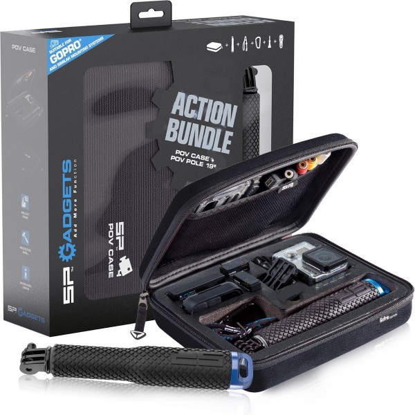 SP GADGETS Action Bundle / SP POV POLE 19 + SP POV Case für GoPro